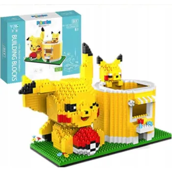 ostatní stavebnice POKEMON STAVEBNICE PIKACHU PŘÍBORNÍK NA STŮL Pikachu 1502 dílů
