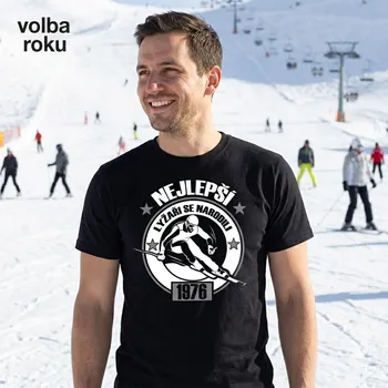 Pánské tričko STRIKER Tričko nejlepší lyžaři Velikost: 8 let, rok narození: 1979