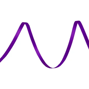 Stuha Atlasová stuha oboulící šíře 3 mm, střední, 510 fialová