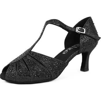 Dámské lodičky Dámské taneční boty Elza - 775 černá 6,5 cm Flare Velikost: 36