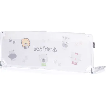 Dětská zábrana CHIPOLINO Bezpečnostní zábrana na postel Animals White