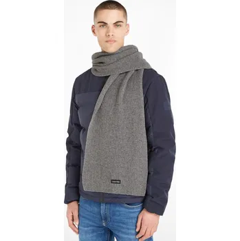 Šála Calvin Klein pánská šedá šála - OS