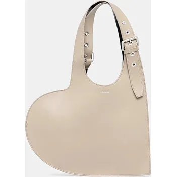 Kabelka Kožená kabelka Coperni Heart COPBA112F6066 béžová 01X, vel. ONE SIZE