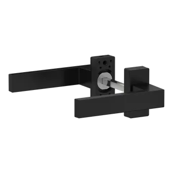 Dveřní kování KOVIAN, s.r.o. Hliníková sada klika/klika, RAL9005 matná