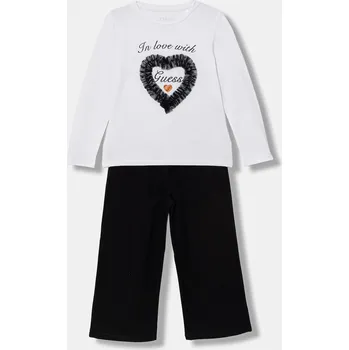 Dětská tepláková souprava Guess 2-pack K6RG04.K6YW0.PPY2 bílá 00X, vel. 118-122