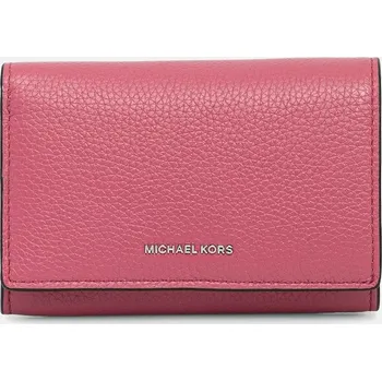 Peněženka Kožená peněženka MICHAEL Michael Kors 32R6SJ6D3L růžová 34X, vel. ONE SIZE