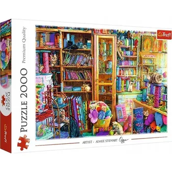 Puzzle Puzzle Trefl 2000 dílků Kočičí ráj