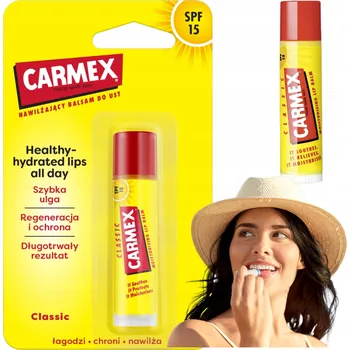 Péče o rty Carmex ochranný balzám na rty v tyčince Classic SPF 15 4,25 g