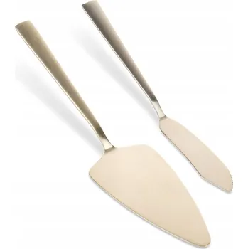 Kuchyňský nůž Zlatá ocelová Špachtle a nůž 2 ks