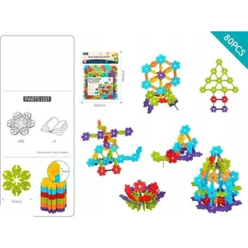 ostatní stavebnice Stavebnice 80 dílů /Merkpol