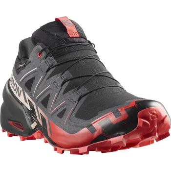 Pánská běžecká obuv Salomon Speedcross 6 GTX M L49226000 - black/fiery red/almond milk 43 1/3