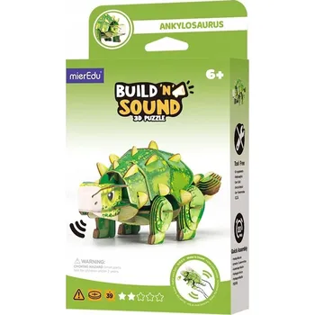 Puzzle 3D puzzle se zvuky - Ankylosaurus, Build 'n' Sound