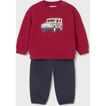 Kojenecká souprava Kojenecká tepláková souprava Mayoral 2838.3D.Baby.9BYA červená 33X, vel. 74