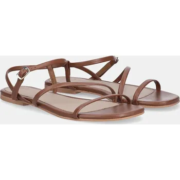 Dámské sandále Kožené sandály Answear.LAB DE6263 hnědá 88X, EUR 41