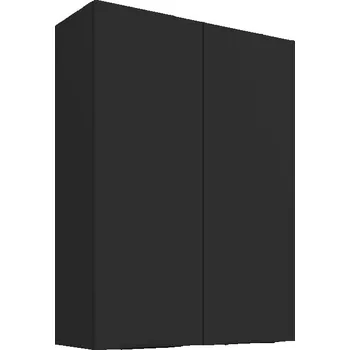 Kuchyňská skříňka Vysoká horní kuchyňská skříňka LUNARA - šířka 80 cm, černá