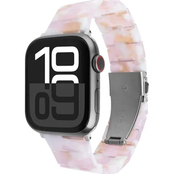 Řemínek na hodinky Resinový řemínek FIXED Resin Strap pro Apple Watch 38/40/41mm, Candy Pink