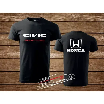 Pánské tričko Pánské triko s motivem Honda Civic 2 černé S