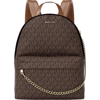 Módní doplněk Michael Kors Batoh Slater Medium Signature Logo Backpack Brown