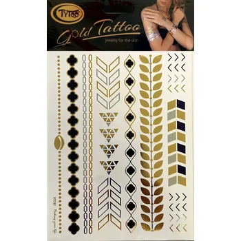 Odstranitelné tetování TyToo Zlaté tetovanie - náramky