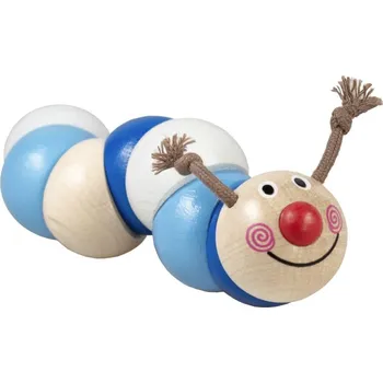 Dřevěná hračka Húsenica Tea modrá