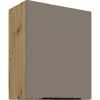 Kuchyňská skříňka Horní kuchyňská skříňka LUNARA - šířka 60 cm, tmavě béžová / dub artisan