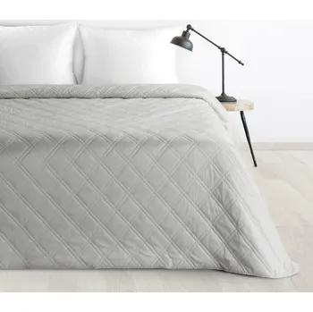 Přehoz na lůžko Přehoz na postel LYRA stříbrná 220x240 cm Mybesthome