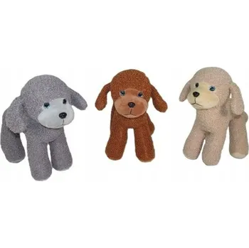 plyšák Plyšový pes pudl 24 cm 3 barvy plyšová hračka dekorace pro děti