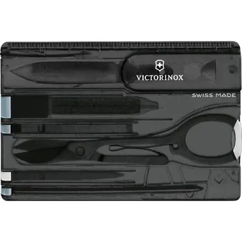 kapesní nůž Victorinox SwissCard Onyx průhledná, blistr 0.7133.T3B1