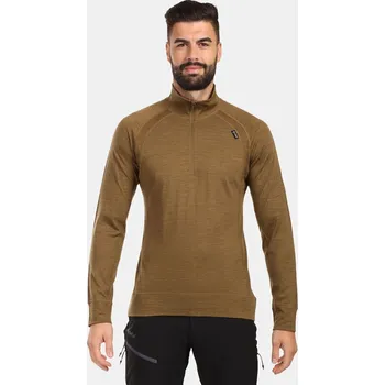 Pánské termo triko KILPI JAGER-M ZM0501KI HNĚDÁ XXXL
