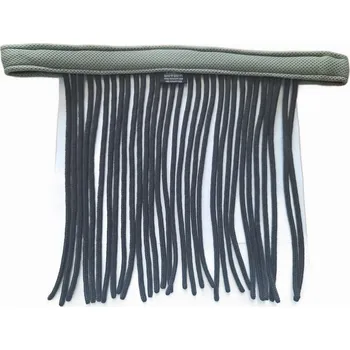 Koňská maska proti hmyzu ManMat ČELENKA s TŘÁSNĚMI proti hmyzu - šedá