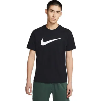 Pánské tričko Pánské tričko s krátkým rukávem Nike SPORTSWEAR SWOOSH černé DC5094-010 - 3XL | UK 9,5 | US 12