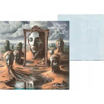 Carmani, skleněná podložka pod hrnek inspirovaná malířstvím S. DALÍ