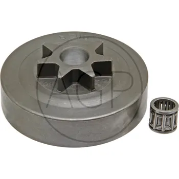 Auto-moto Řetězové kolo s rýhou pro Oleo-Mac, počet zubů 7, rozteč řetězu 3/8", na série 50, 200, 300, BLITZ, SUPER