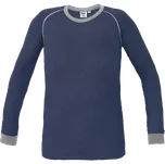 CERVA Spodní prádlo, tričko LION dlouhý rukáv barva tmavě modrá 200g vel. XS/S
