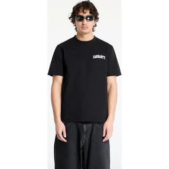 Pánské tričko Tričko Carhartt WIP University Script Short Sleeve T-Shirt UNISEX Black/ White M