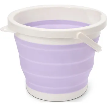 kbelík 723491 - Tchibo - Skládací úklidový kbelík - barva: béžová