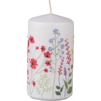 Válec 60x110mm Flower Lover, svíčka 270 gram