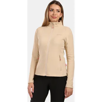 Dámská mikina Dámská fleece mikina KILPI GLAMER-W ZL0210KI BÉŽOVÁ 36