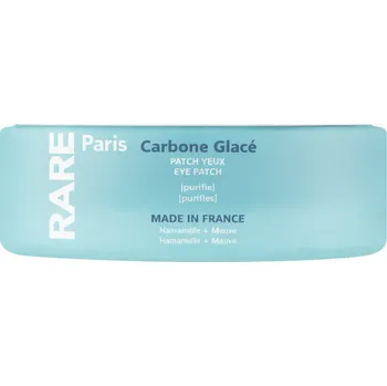 Pleťová maska RARE Paris Carbone glacé purifying eye patches - Čistící oční polštářky na tmavé kruhy a otoky 30 ks