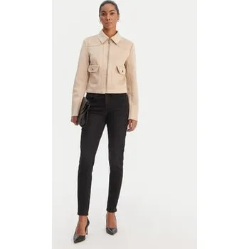 Dámská casual bunda Morgan Bunda z imitace kůže 261-GELATO Béžová Slim Fit 34