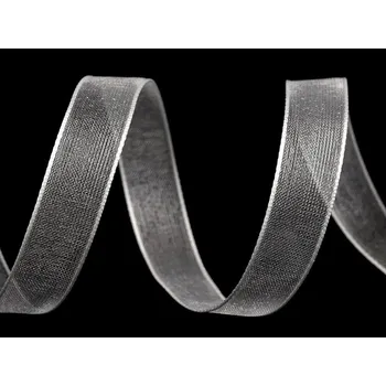 Stuha Monofilová stuha šíře 20 mm, střední, 001 bílá