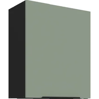 Kuchyňská skříňka Horní kuchyňská skříňka LUNARA - šířka 60 cm, zelená / černá