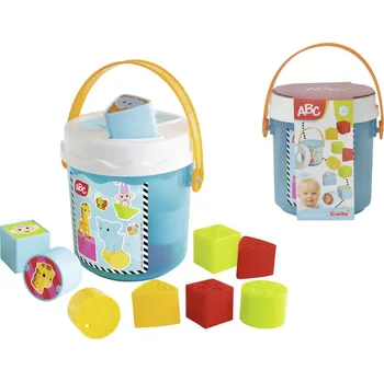 Hrací kostka Vkladačka kocky vo vedierku