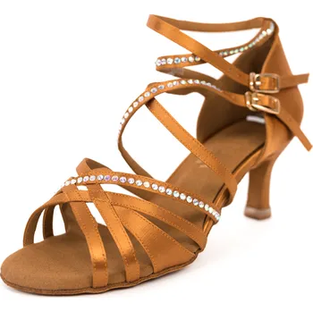 Dámské lodičky Dámské taneční boty Elza - 1133 tělová 6,5 cm Flare Velikost: 38