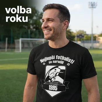 Pánské tričko STRIKER Tričko nejlepší fotbalisti Velikost: S, rok narození: 1960