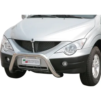 Tuning Misutonida Přední ochranný nerez rám SSANGYONG Actyon Sports 07/12
