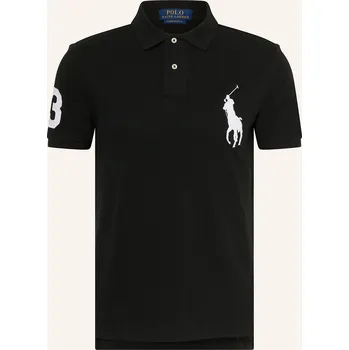 Pánská košile Polo Ralph Lauren Pánská Polokošile Z Piké Custom Slim Fit,...