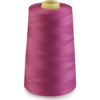 Nit Polyesterové nitě pro overlocky i klasické šití návin 5000 yards PES 40/2, malé, 559 Festival Fuchsia
