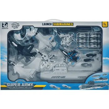 Dřevěná hračka STARX Sada lietadiel a ponorky