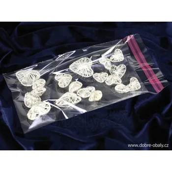 Obalový materiál Celofánové sáčky s lepicí klopou 330 x 150 mm PP - Celofánové sá